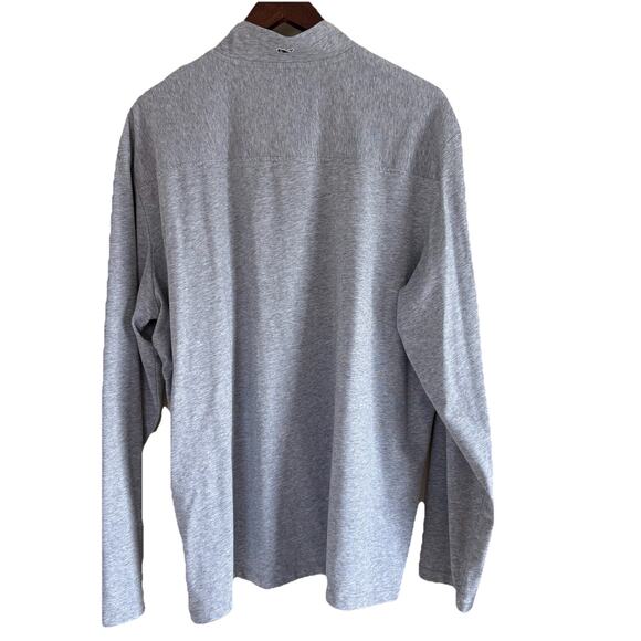 Vineyard Vines Men’s Shep Shirt 1/4 Zip Gray Sweatshirt Size XXL Cotton Blend - Picture 5 of 12